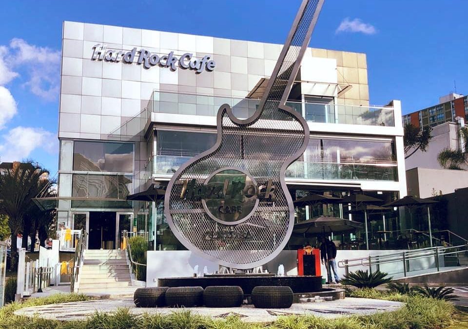 Hard Rock Café em Curitiba: um ponto turístico gastronômico na cidade