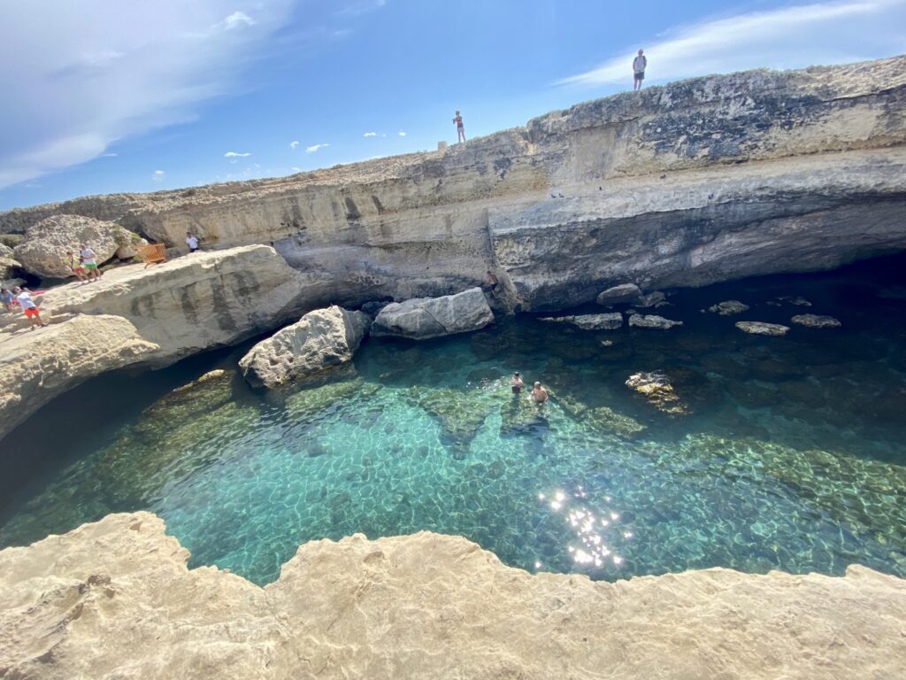 Grotta della Poesia no Salento, na Puglia