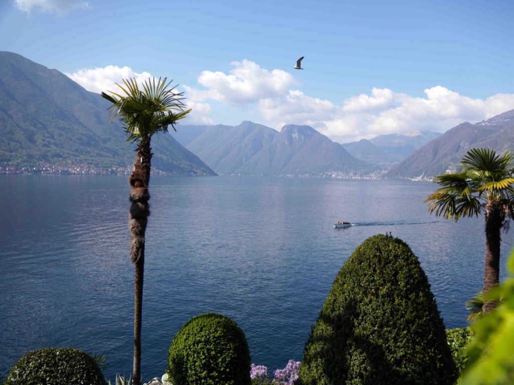 Lago de Como na Itália