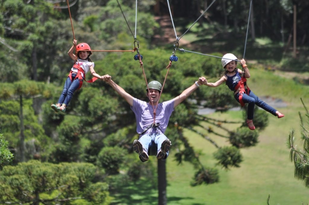 Campos do Jordão com crianças