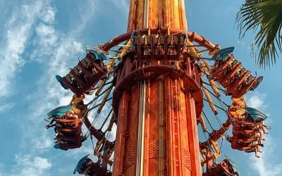 As montanhas-russas radicais do Busch Gardens em Tampa; nosso roteiro