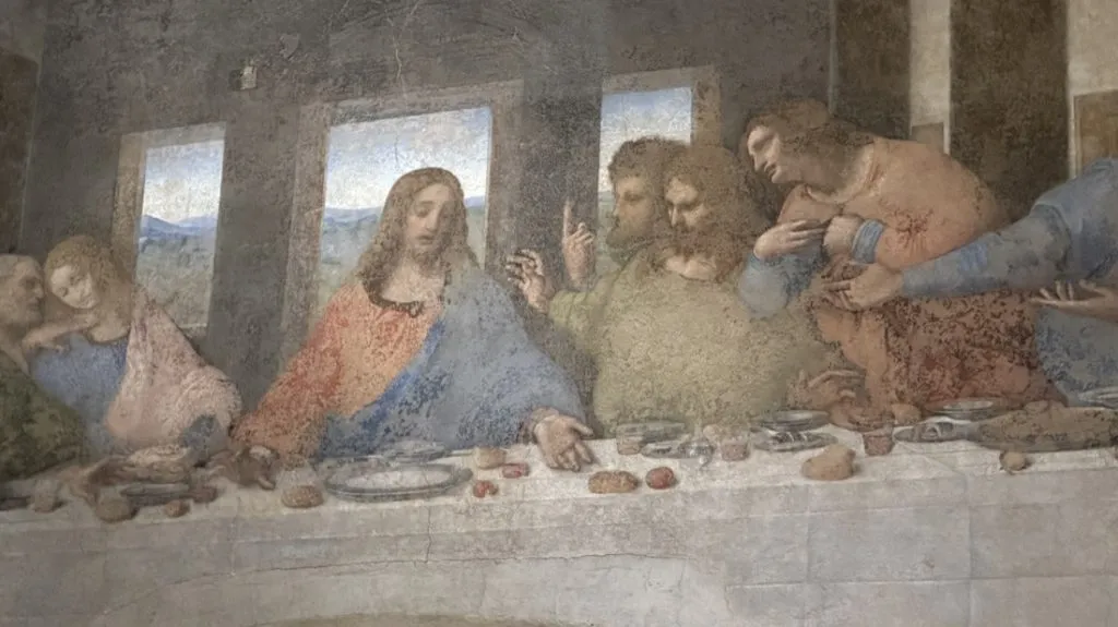 Leonardo da Vinci na Itália Última Ceia